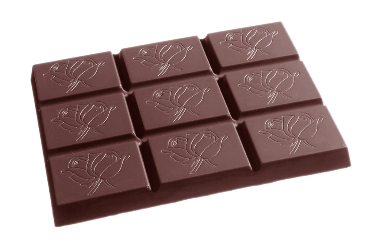 CW1368 - Chocolate World - Chocolate Tablet 327 g Polycarbonate Mould