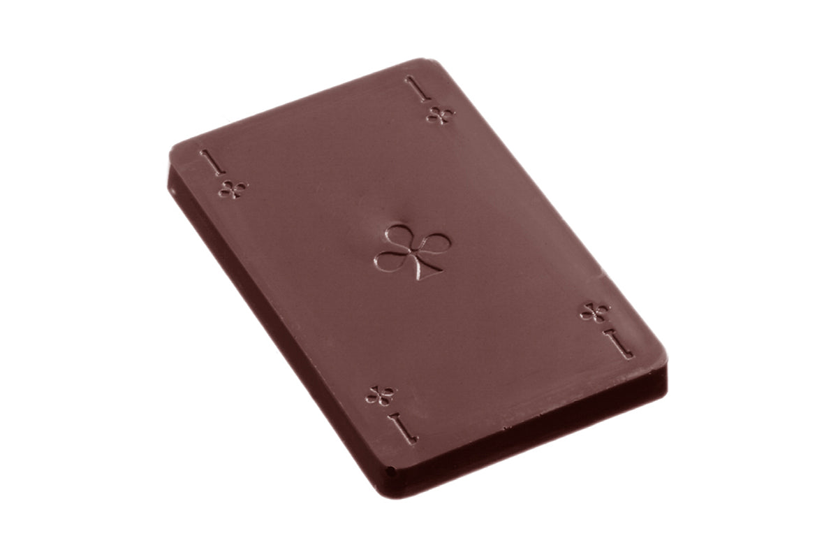 CW1374 - Chocolate World - Playing Cards 4 Figures Polycarbonate Mould