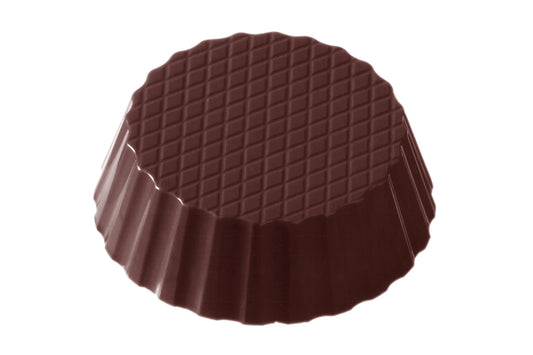 CW1378 - Chocolate World - Cup Round Petit Four Polycarbonate Mould