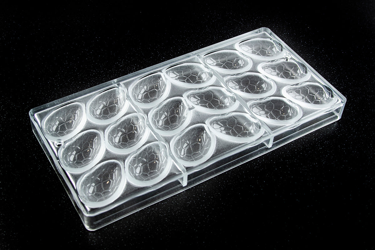 CW1379 - Chocolate World - Egg Kroko 47 mm Polycarbonate Mould