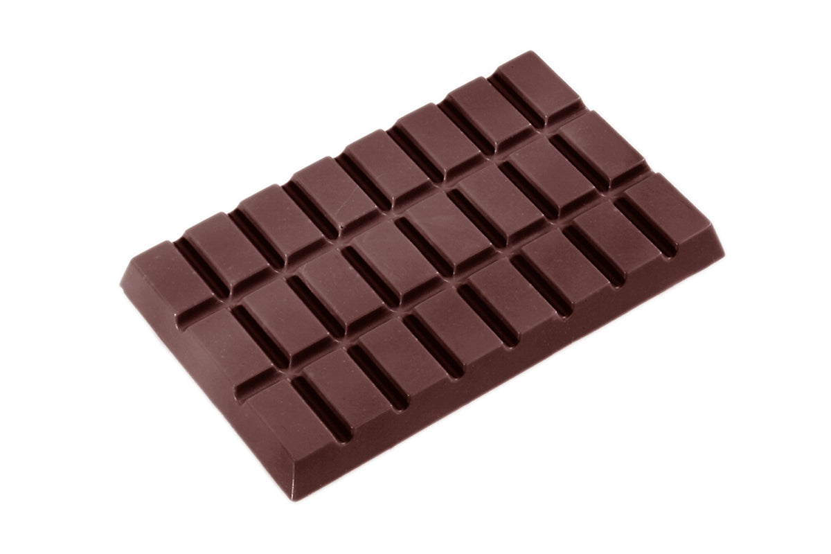 CW1431 - Chocolate World - 102 g Chocolate Tablet Polycarbonate Mould