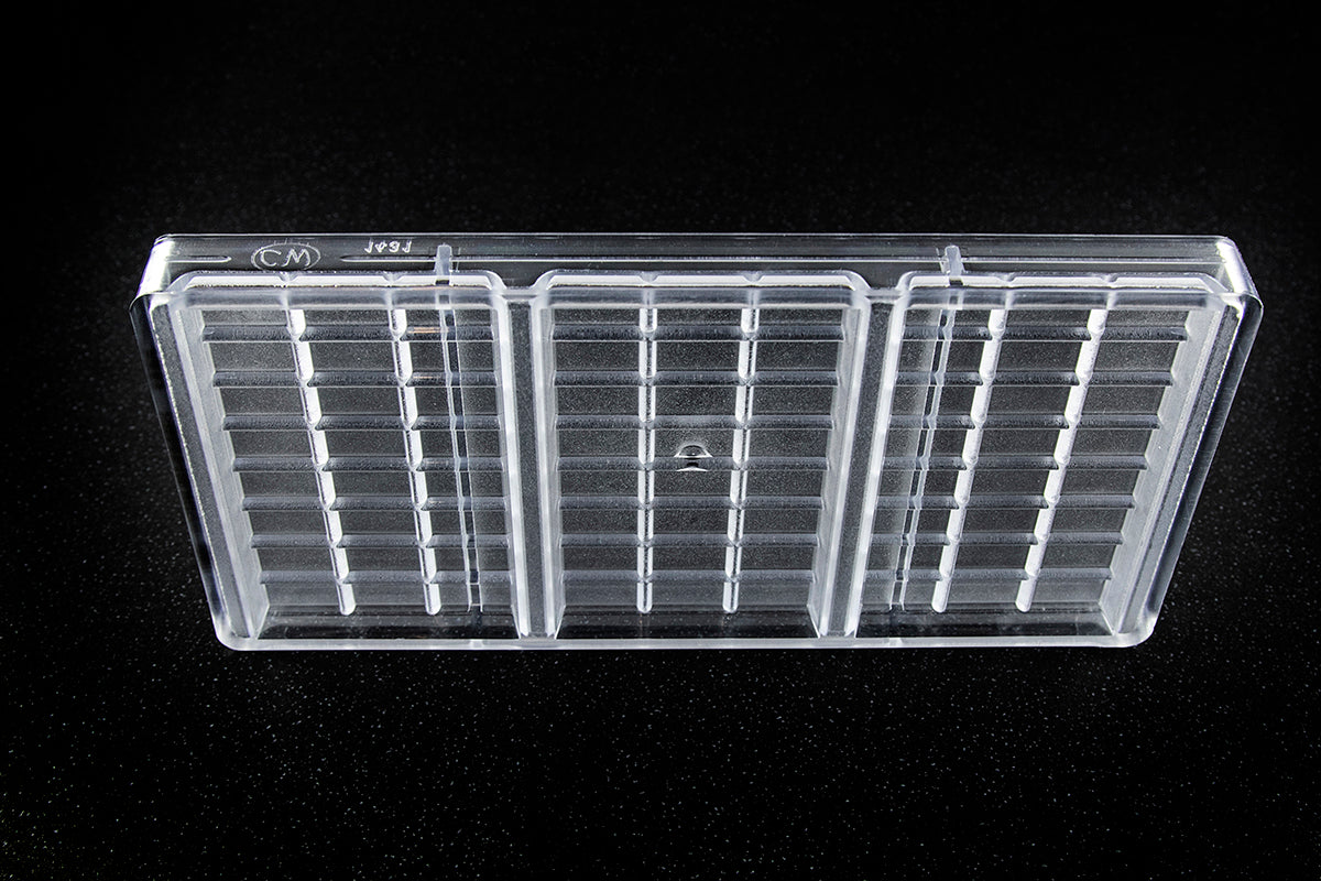 CW1431 - Chocolate World - 102 g Chocolate Tablet Polycarbonate Mould