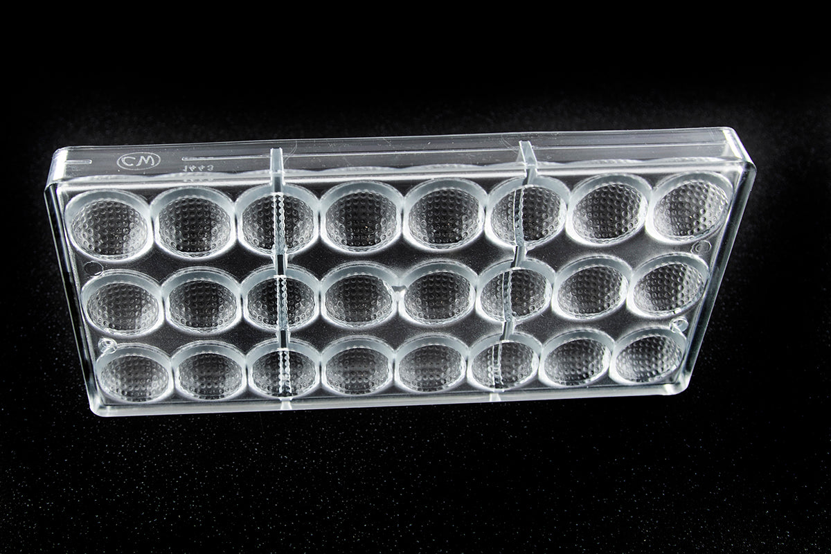 CW1443 - Chocolate World - Chocolate Golfballl Mini Polycarbonate Mould