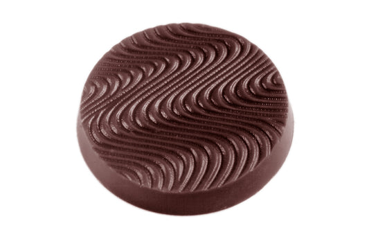 CW1456 - Chocolate World - Chocolate Disc Ø 40 mm Polycarbonate Mould