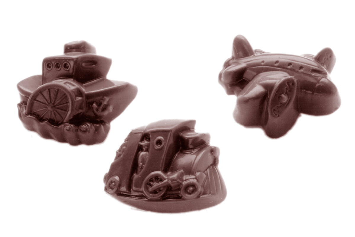 CW1471 - Chocolate World - Belgian Express 3 Figures Polycarbonate Mould