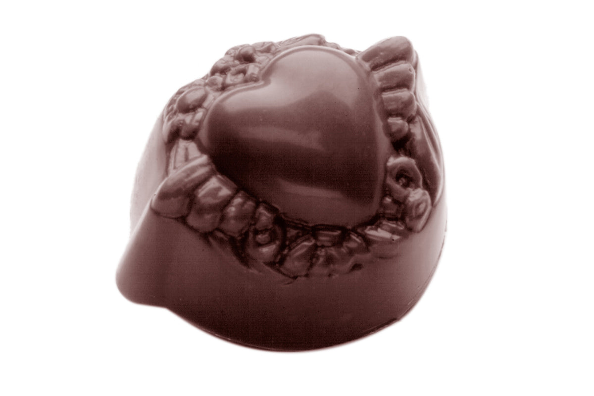 CW1473 - Chocolate World - Heart In Garland Polycarbonate Mould