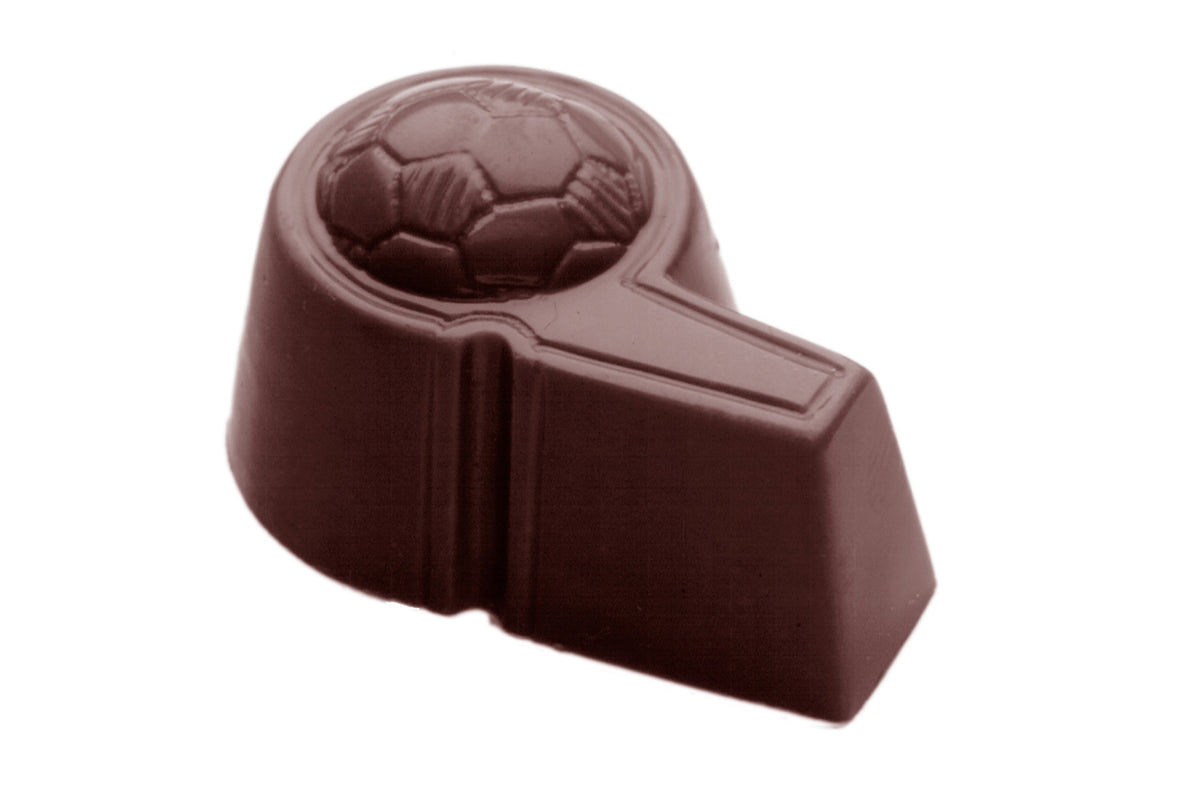 CW1477 - Chocolate World - Football Whistle Polycarbonate Mould