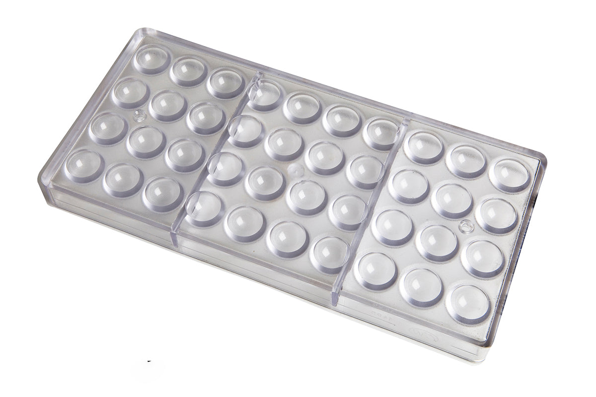 CW1495 - Chocolate World - Half Sphere Ø 20 mm Polycarbonate Mould