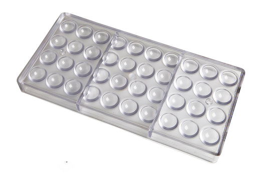 CW1495 - Chocolate World - Half Sphere Ø 20 mm Polycarbonate Mould
