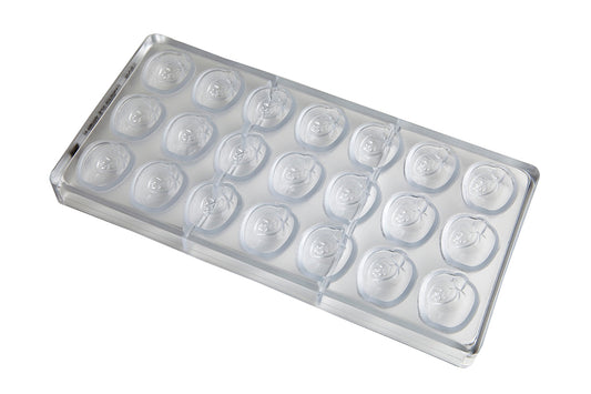 CW1519 - Chocolate World - Chocolate Apple Polycarbonate Mould