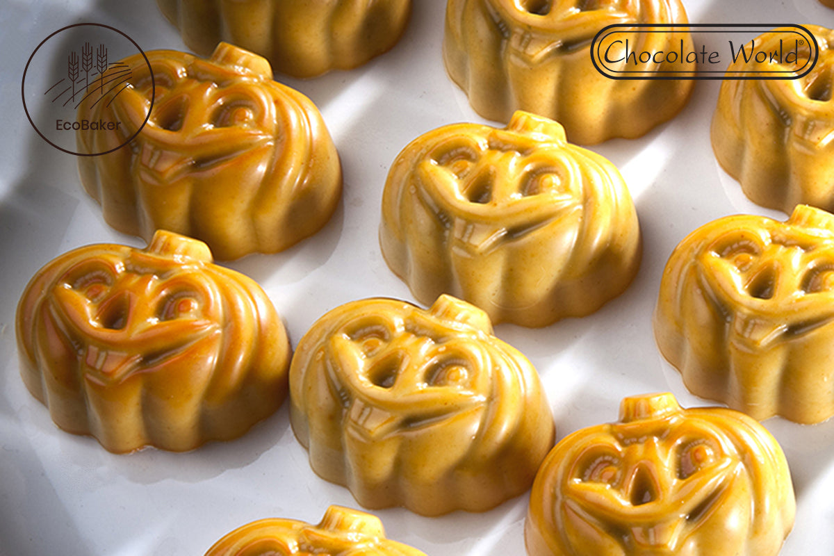CW1520 - Chocolate World - Halloween Pumpkin Polycarbonate Mould