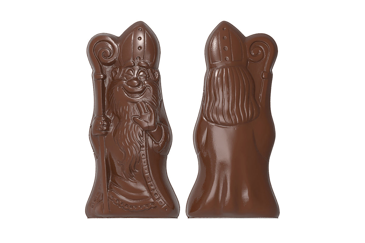 CW1522 - Chocolate World - St Nicholas & Pete 2 Figures Polycarbonate Mould