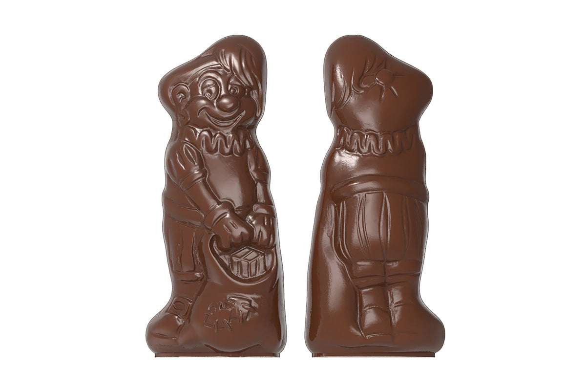 CW1522 - Chocolate World - St Nicholas & Pete 2 Figures Polycarbonate Mould
