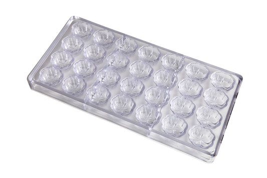 CW1524 - Chocolate World - Chocolate Clover Small Polycarbonate Mould