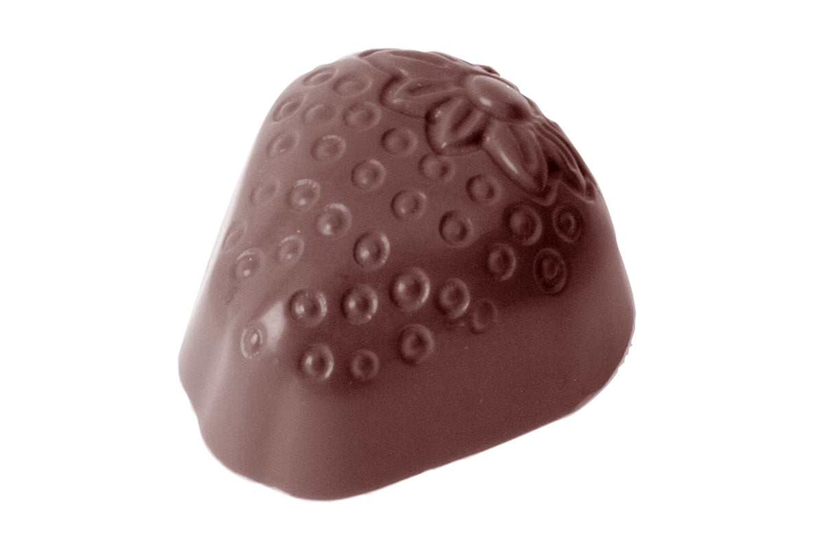 CW1532 - Chocolate World - Chocolate Strawberry Polycarbonate Mould