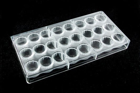 CW1535 - Chocolate World - Chocolate Cup Round Polycarbonate Mould