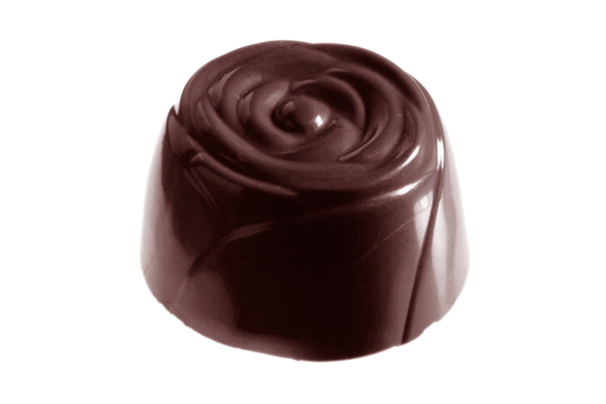 CW1544 - Chocolate World - Chocolate Small Rose Polycarbonate Mould