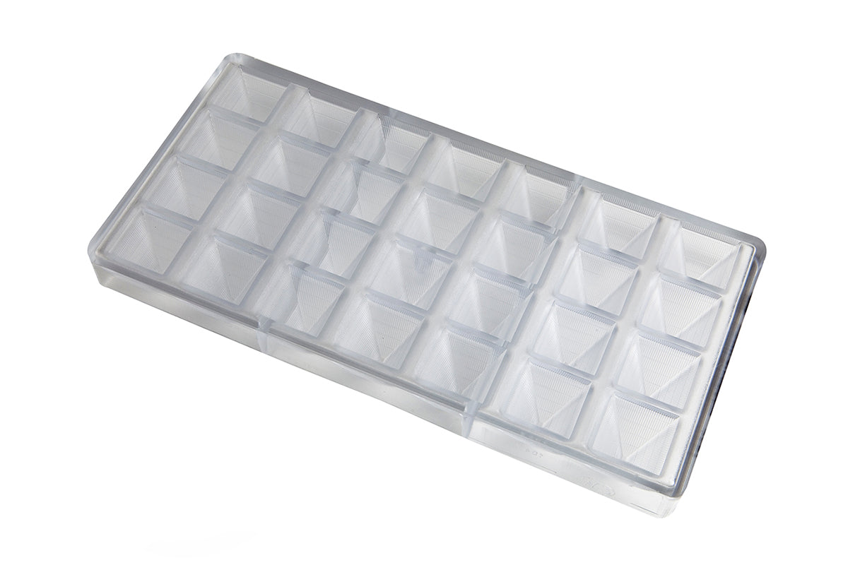 CW1547 - Chocolate World - Chocolate Pyramid Polycarbonate Mould