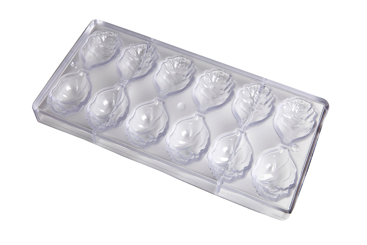 CW1550 - Chocolate World - Chocolate Rose Open Polycarbonate Mould
