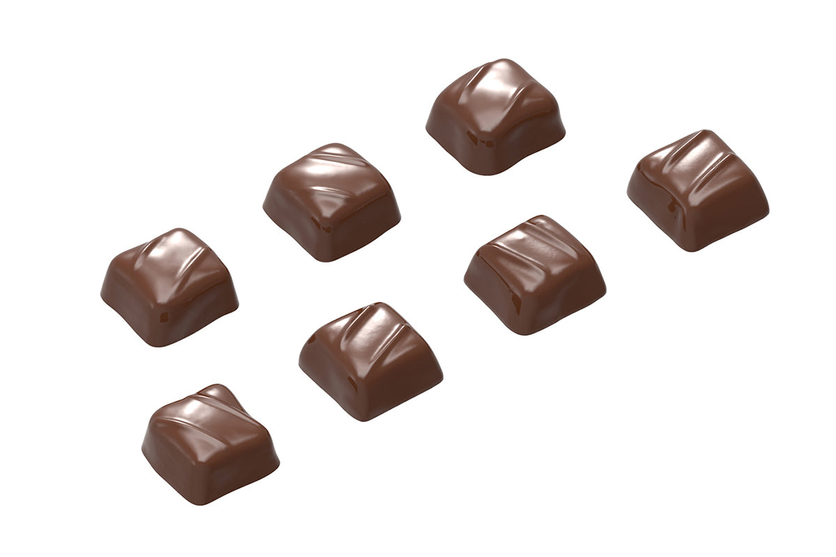 CW1551 - Chocolate World - Easydip Square 7 Figures Polycarbonate Mould