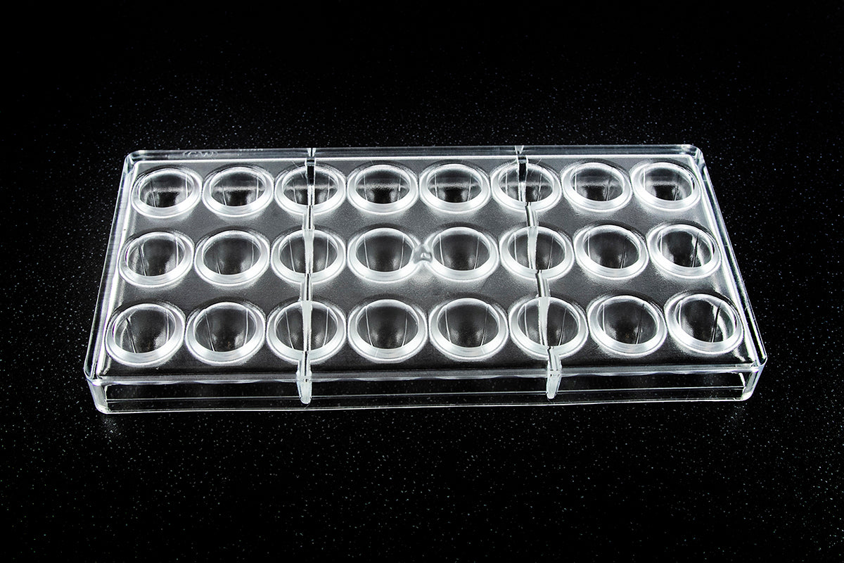 CW1556 - Chocolate World - Modern Round 2 Polycarbonate Mould