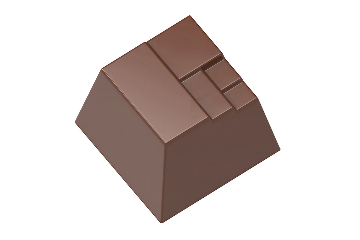 CW1557 - Chocolate World - Modern Square Polycarbonate Mould