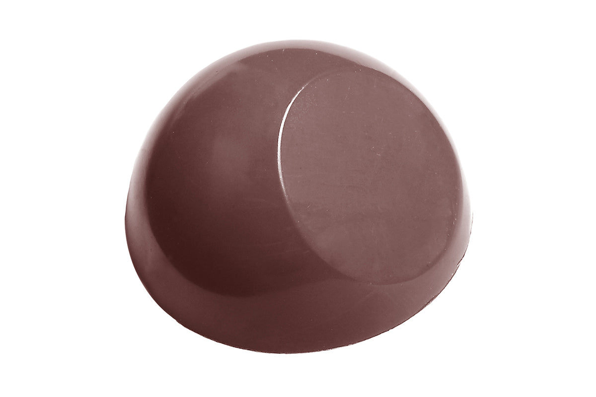 CW1561 - Chocolate World - Half Sphere With Flat Side Polycarbonate Mould