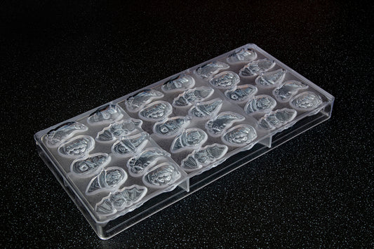 CW1570 - Chocolate World - 5 Halloween Figures Polycarbonate Mould