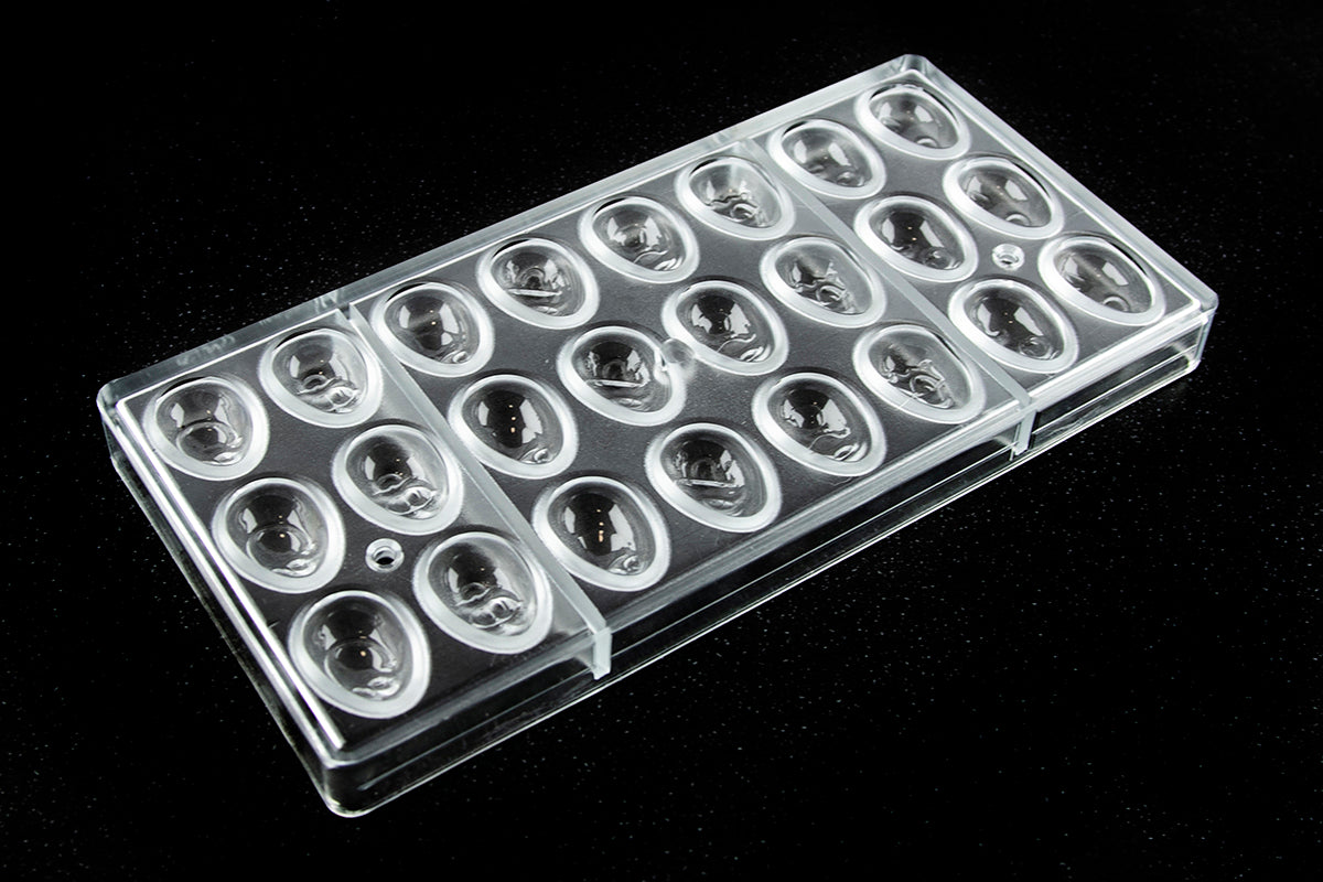 CW1580 - Chocolate World - Egg Smiley 33 mm 8 Figures Polycarbonate Mould