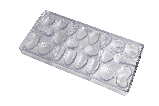 CW1586 - Chocolate World - Seafood 9 Figures Polycarbonate Mould