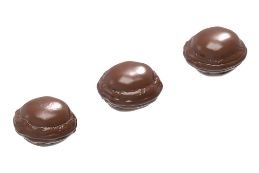CW1591 - Chocolate World - Macaron De Paris 3 Figures Polycarbonate Mould