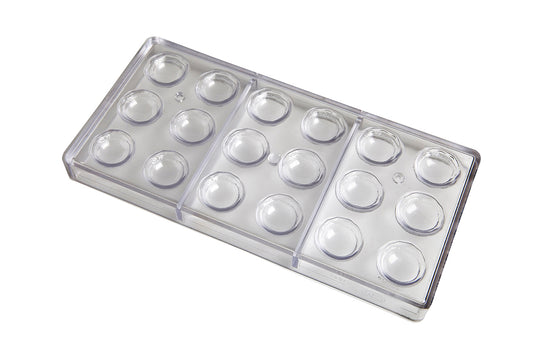 CW1591 - Chocolate World - Macaron De Paris 3 Figures Polycarbonate Mould