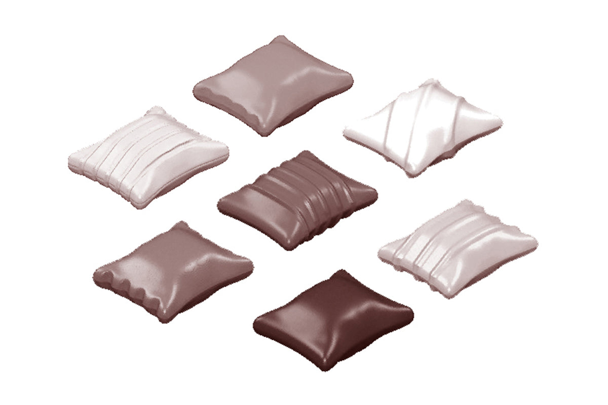 CW1597 - Chocolate World - Italian Ravioli 6 Figures Polycarbonate Mould