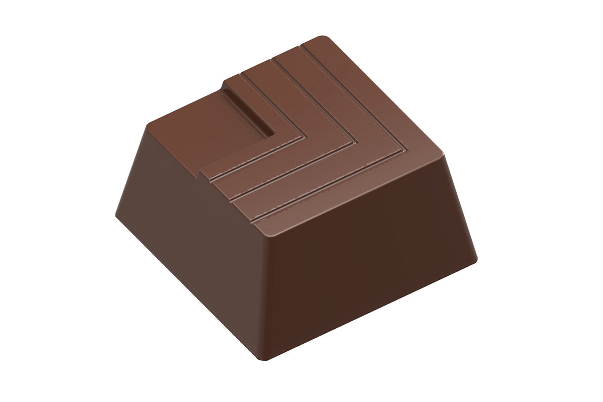 CW1607 - Chocolate World - Small Block Carved Polycarbonate Mould