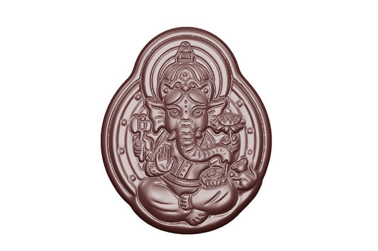 CW1608 - Chocolate World - Ganesha Ganesh Polycarbonate Mould