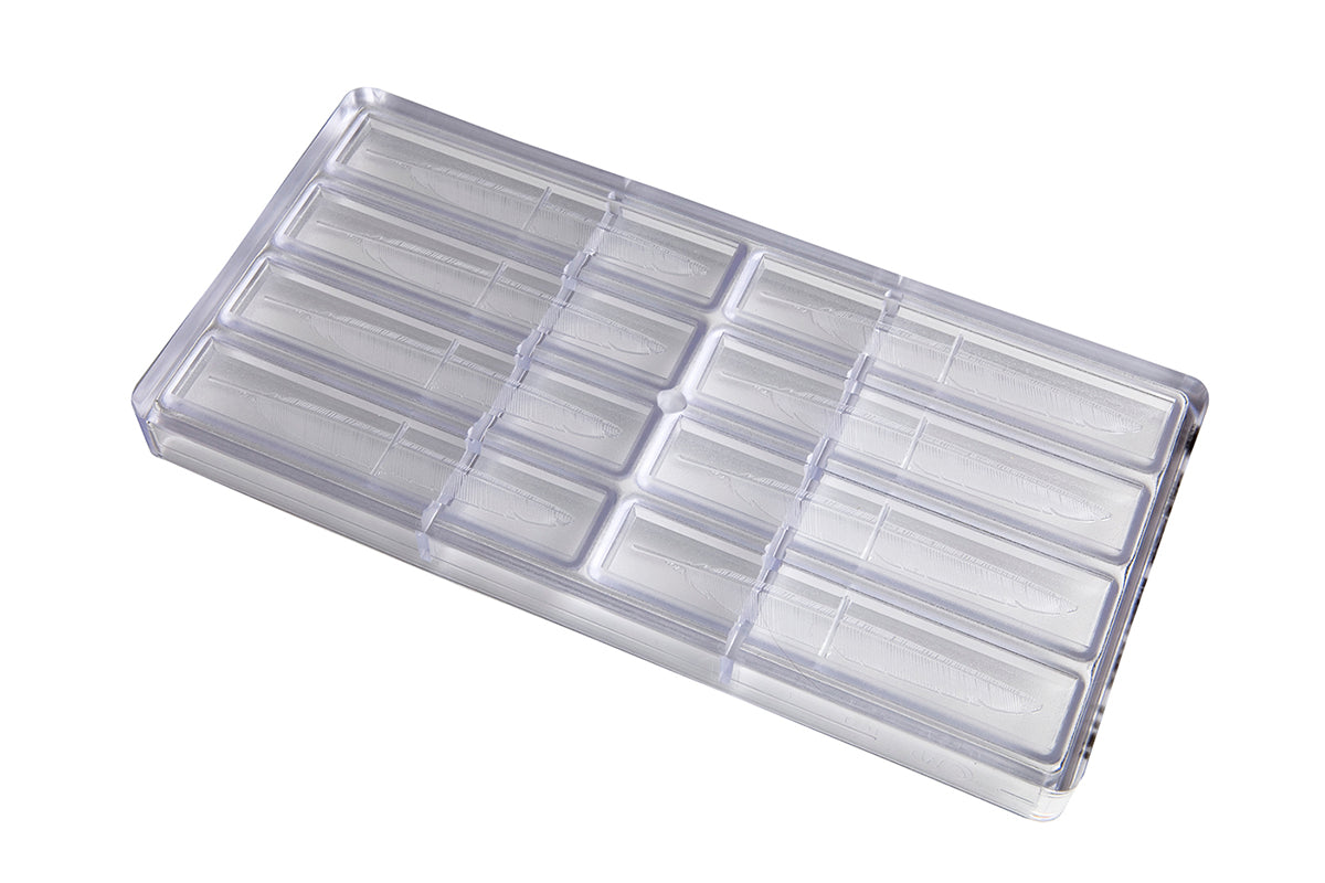 CW1611 - Chocolate World - Feather By Diego Lozano Polycarbonate Mould