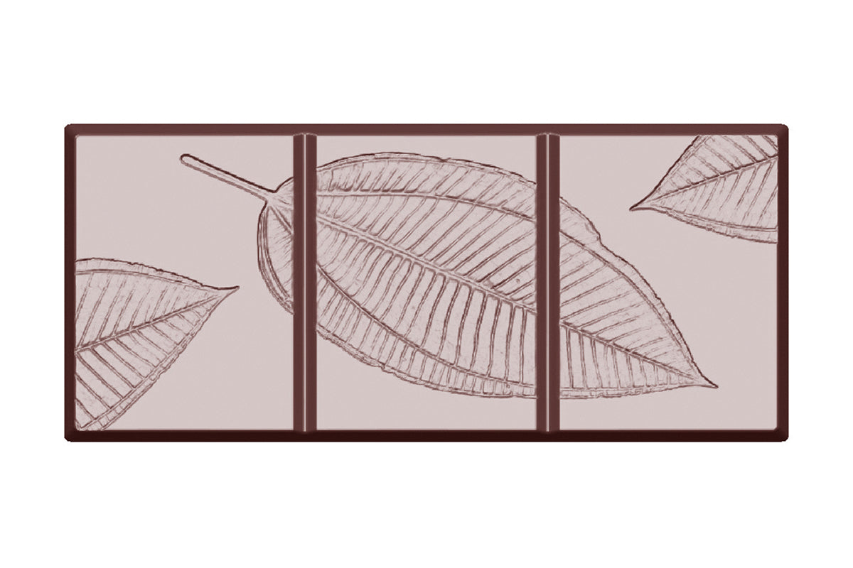 CW1612 - Chocolate World - Tablet Leaf 55 g Polycarbonate Mould