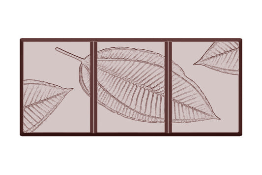 CW1612 - Chocolate World - Tablet Leaf 55 g Polycarbonate Mould