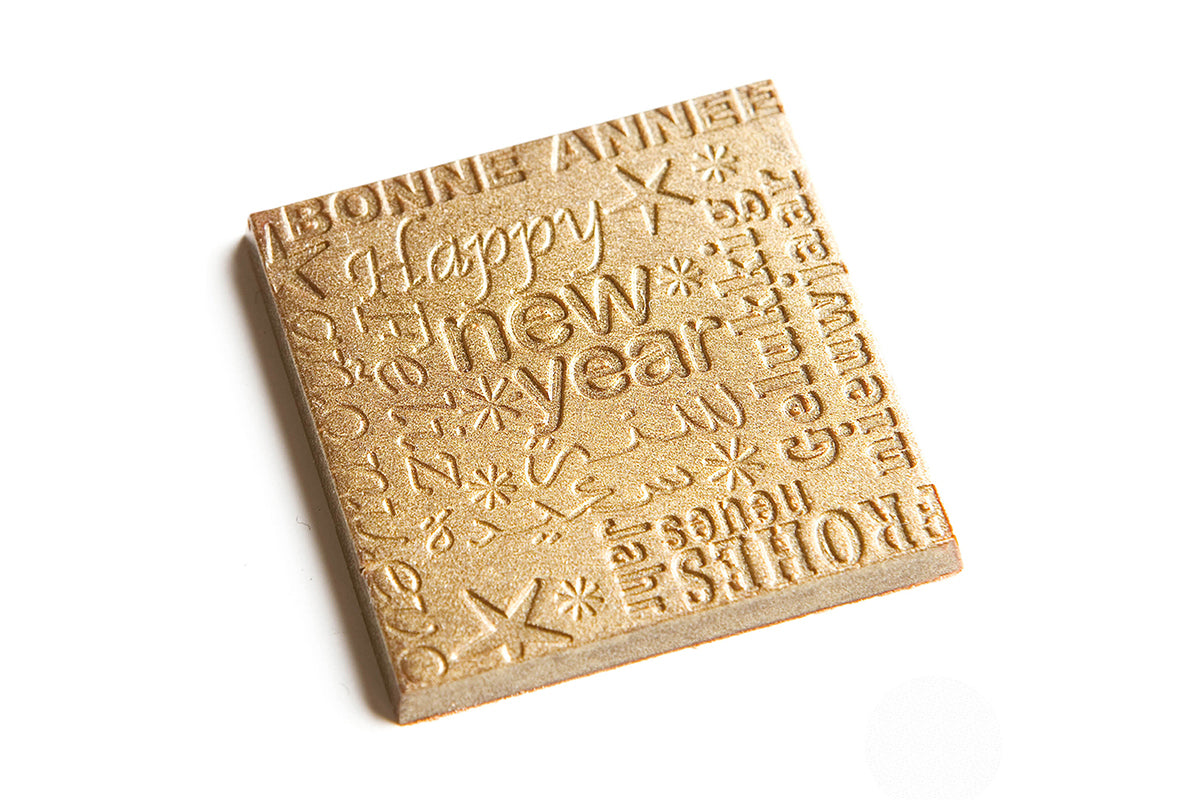 CW1614 - Chocolate World - Caraque New Year Polycarbonate Mould
