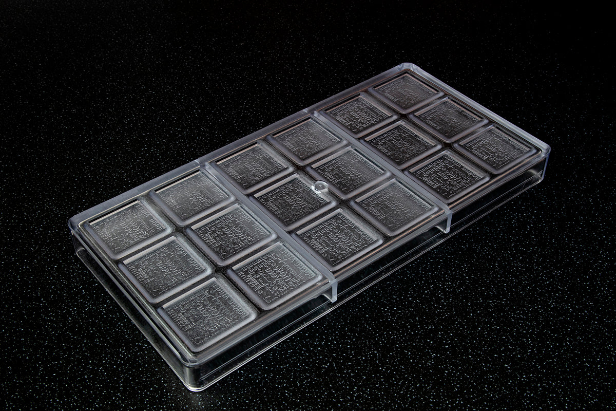 CW1614 - Chocolate World - Caraque New Year Polycarbonate Mould