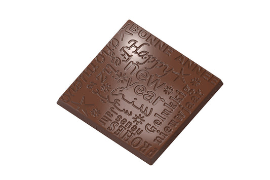 CW1614 - Chocolate World - Caraque New Year Polycarbonate Mould