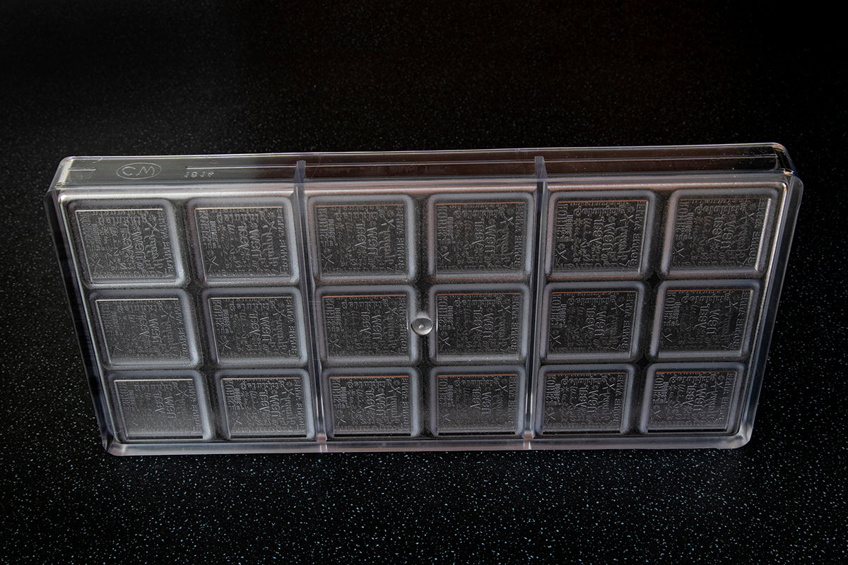 CW1614 - Chocolate World - Caraque New Year Polycarbonate Mould