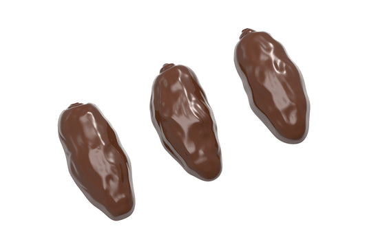 CW1621 - Chocolate World - Chocolate Dates 3 Figures Polycarbonate Mould
