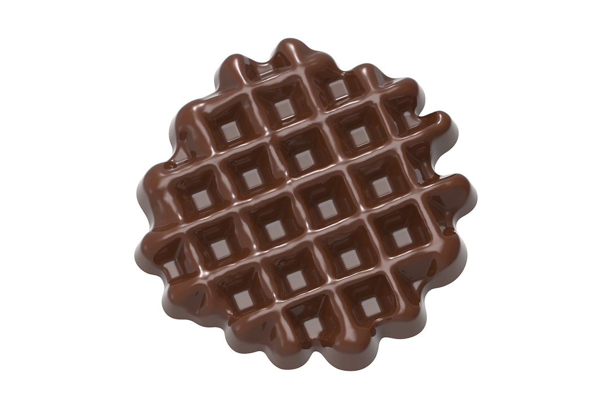CW1626 - Chocolate World - Chocolate Small Waffle Polycarbonate Mould
