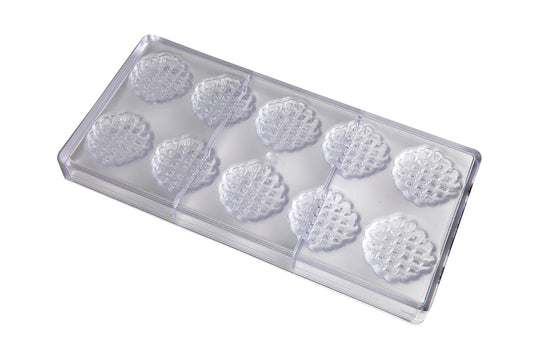 CW1626 - Chocolate World - Chocolate Small Waffle Polycarbonate Mould