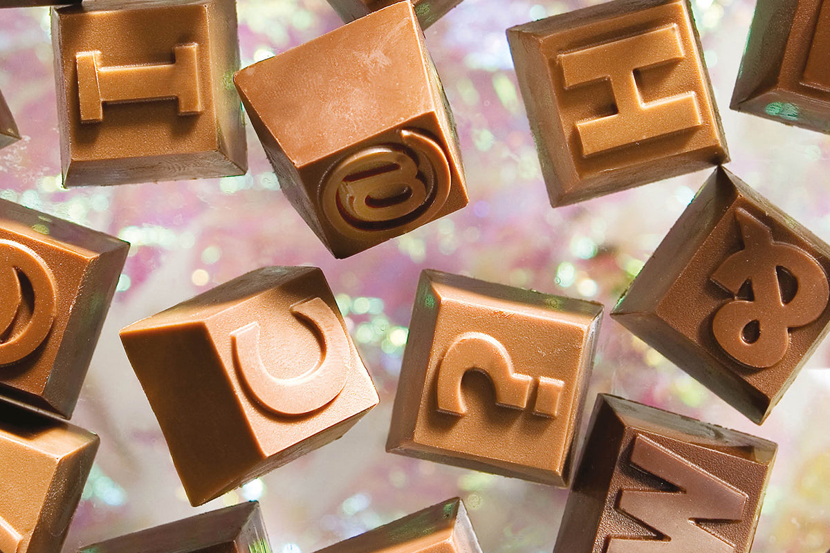 CW1628 - Chocolate World - Part 1 Alphabet 24 Figures Polycarbonate Mould