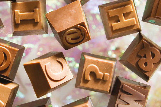 CW1628 - Chocolate World - Part 1 Alphabet 24 Figures Polycarbonate Mould