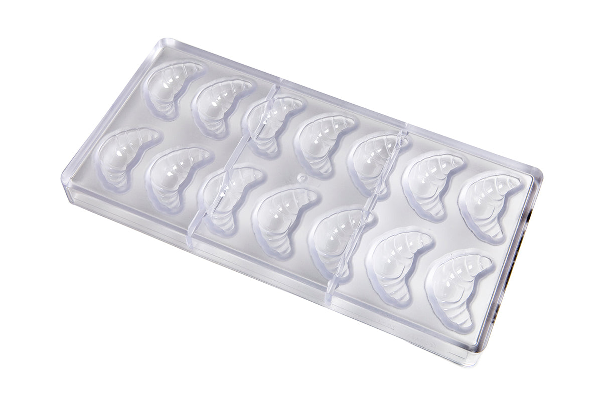CW1638 - Chocolate World - Chocolate Croissant Polycarbonate Mould