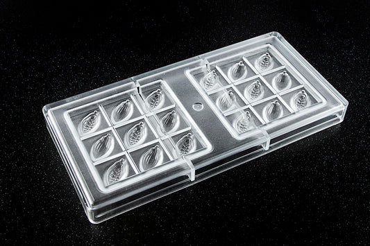 CW1642 - Chocolate World - Cocoa Bean Tablet Polycarbonate Mould