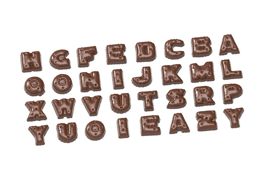 CW1643 - Chocolate World - Nic Nac 26 Figures Polycarbonate Mould
